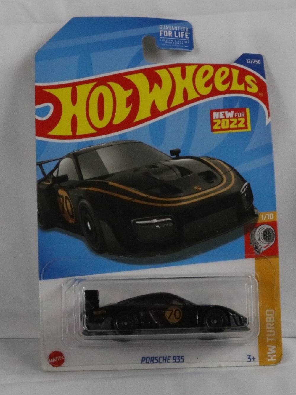 2022 Hot Wheels HW Turbo Porsche 935 Black RLC Factory Sealed Sticker - New